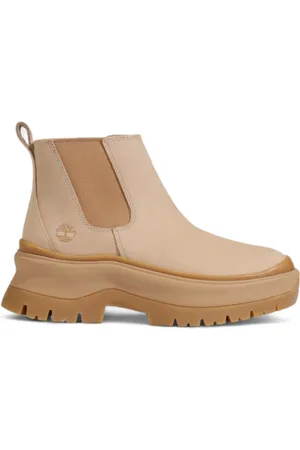 Timberland Buty, Kobieta, Beżowy, 39 EU, Zamsz, Beżowe Zamszowe Damskie Buty z Gumową Podeszwą
