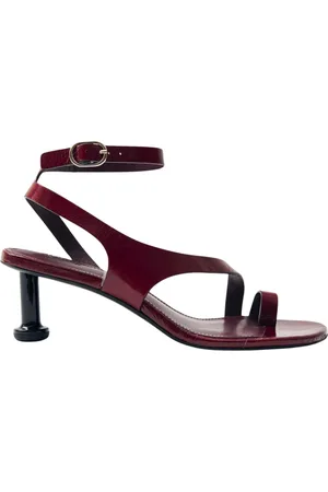 ALOHAS Buty, Kobieta, Czerwony, 39 EU, Miquela Onix Skórzane Sandały