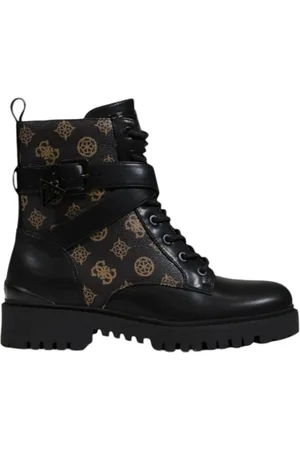 Guess Buty, Kobieta, Czarny, 37 EU, Sznurowane botki