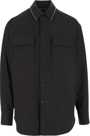 OFF-WHITE Koszule, Mężczyzna, Czarny, M, Casual Shirt