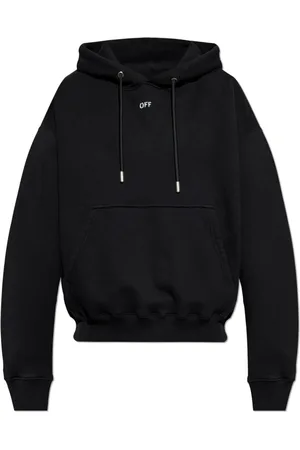 OFF-WHITE Bluzy, Mężczyzna, Czarny, S, Bawełna, Hoodie