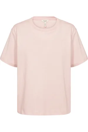 Part Two Koszulki, Kobieta, Różowy, L, Bawełna, Miękki i stylowy t-shirt, Mauve Chalk