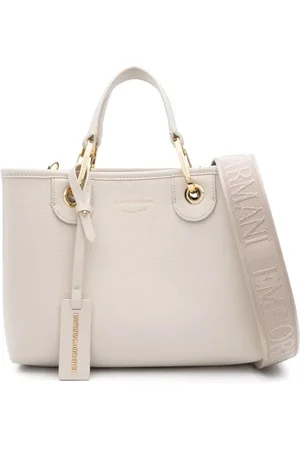 Emporio Armani Torebki, Kobieta, Biały, ONE SIZE, Elegancka torba z regulowanym paskiem