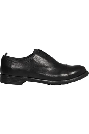 Officine creative Buty, Mężczyzna, Czarny, 43 EU, Skóra, Nero 1000 Calzature