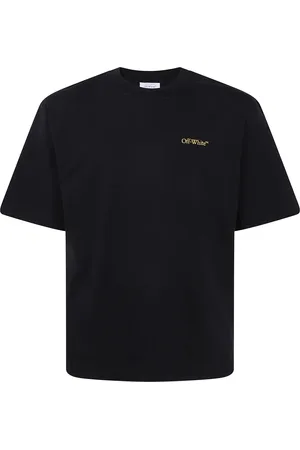 OFF-WHITE Koszulki, Mężczyzna, Czarny, L, Bawełna, Koszulka Arrow Skate