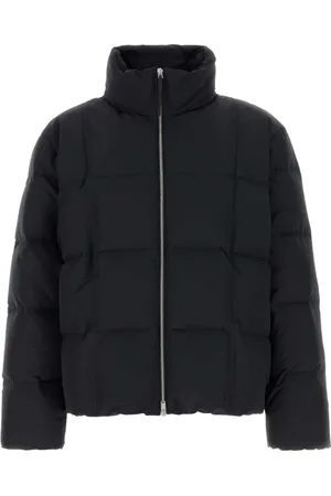 Jil Sander Kurtki, Mężczyzna, Czarny, L, Czarna kurtka puchowa z marynarkami i kamizelkami