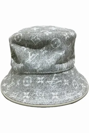 LOUIS VUITTON Pre-owned, Kobieta, Szary, ONE SIZE, Bawełna, Pre-owned Fabric hats