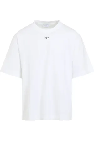 OFF-WHITE Koszulki, Mężczyzna, Biały, XL, Bawełna, Vibe Arrow T-Shirt