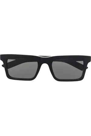 Retrosuperfuture Akcesoria, unisex, Czarny, ONE SIZE, Czarne Okulary Przeciwsłoneczne Kwadratowe