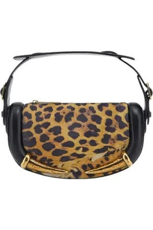 Roberto Cavalli Torebki, Kobieta, brązowy, ONE SIZE, Torba na ramię Fang z uchwytami