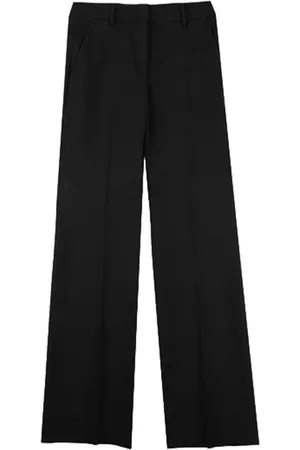 Incotex Spodnie, Kobieta, Czarny, XS, Spodnie Regular Fit z gabardyny stretch