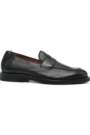 Officine creative Buty, Mężczyzna, Czarny, 42 EU, Skóra, Flexi 101 Skórzane mokasyny