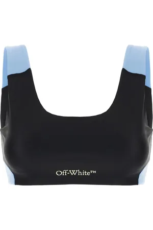 OFF-WHITE Koszulki, Kobieta, Czarny, S, Nylon, Top bez rękawów