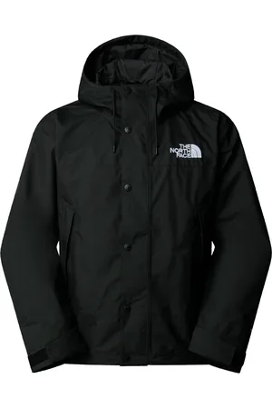 The North Face Kurtki, Mężczyzna, Czarny, L, Wodoodporna Kurtka Reign z Regulowanym Kapturem