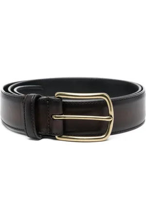 Officine creative Akcesoria, Mężczyzna, brązowy, 105 CM, Skóra, Skórzany pasek OC Strip 04