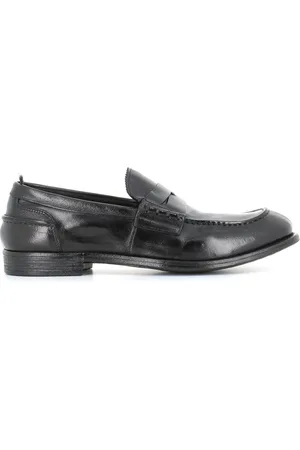 Officine creative Buty, Mężczyzna, Czarny, 42 1/2 EU, Skóra, Miękkie Skórzane Mokasyny