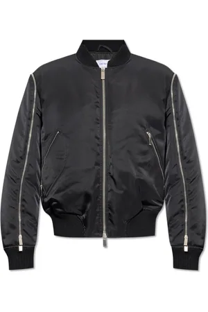 OFF-WHITE Kurtki, Mężczyzna, Czarny, M, Wełna, Bomberka
