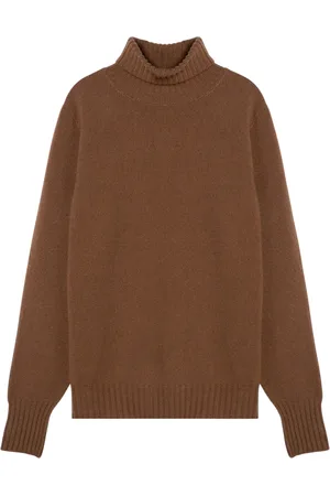 DRUMOHR Swetry, Mężczyzna, brązowy, 3XL, Sweter z Słodkim Dekoltem
