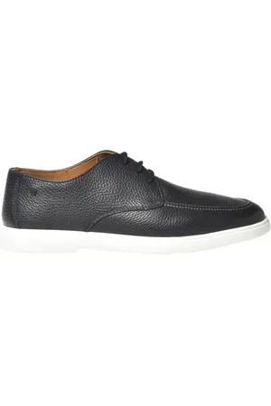 BALDININI Buty, Mężczyzna, Niebieski, 46 EU, Lace-up in black tumbled leather
