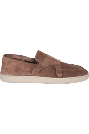 Officine creative Buty, Mężczyzna, brązowy, 42 EU, Skóra, Herbie 005 Suede Taupe Loafer