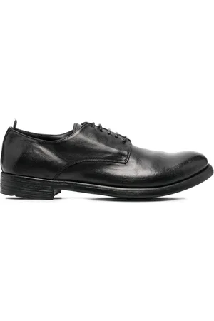 Officine creative Buty, Mężczyzna, Czarny, 40 EU, Skóra, Czarne Baleriny