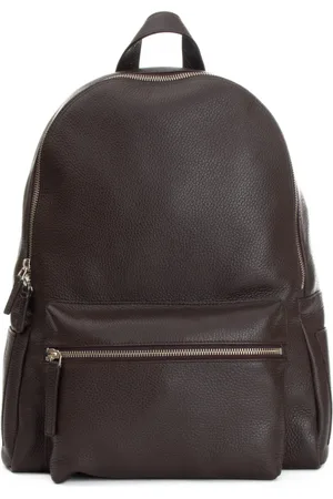 Orciani Torebki, Mężczyzna, brązowy, ONE SIZE, Skóra, Micron Skórzany Plecak