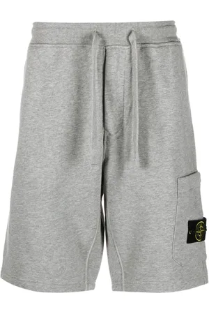 Stone Island Szorty, Mężczyzna, Szary, L, Szare Casualowe Szorty