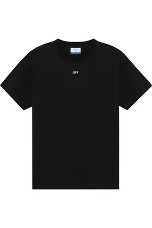 OFF-WHITE Koszulki, Mężczyzna, Czarny, S, Bawełna, T-shirt z krótkim rękawem i okrągłym dekoltem