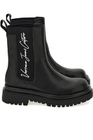VERSACE Buty, Kobieta, Czarny, 37 EU, Drew Dis. 51 Pu+Elastic Buty