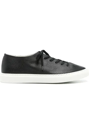 Officine creative Buty, Mężczyzna, Czarny, 42 EU, Skóra, Skórzane Sneakersy Essence 002 Style