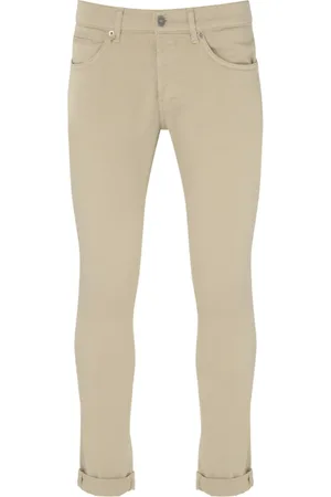 Dondup Spodnie, Mężczyzna, Beżowy, W35, Bawełna, George Skinny Jeansy