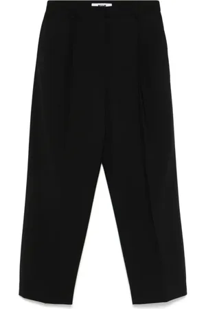 Msgm Spodnie, Kobieta, Czarny, S, Luźne Dżinsy