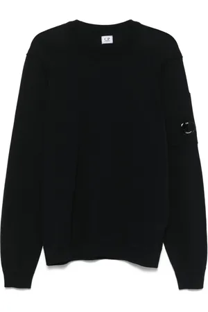 C.P. Company Bluzy, Mężczyzna, Niebieski, L, Niebieski Sweter Męski