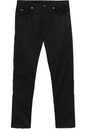 Emporio Armani Spodnie, Mężczyzna, Czarny, W38, Czarne Jeansyy w Klasycznym Stylu