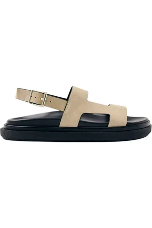 ALOHAS Buty, Kobieta, Beżowy, 42 EU, Zamsz, Lorelei Skórzane Sandały
