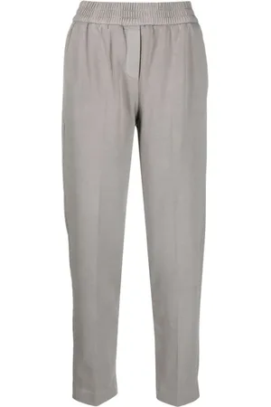 Circolo Spodnie, Kobieta, Biały, S, Bawełna, Spodnie Slim-Fit