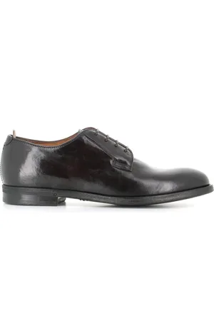 Officine creative Buty, Mężczyzna, Czarny, 44 EU, Skóra, Skórzane oksfordki Ebony