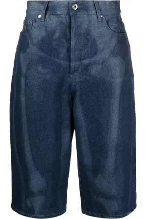OFF-WHITE Szorty, Mężczyzna, Niebieski, W31, Szorty Jeansyowe