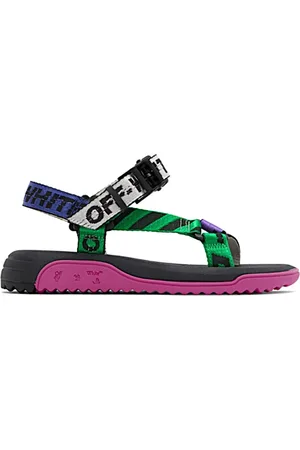 OFF-WHITE Buty, Kobieta, Wielobarwność, 38 EU, Skóra, Stylowe sandały na letnie wyjścia