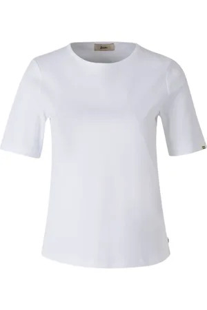 HERNO Koszulki, Kobieta, Biały, M, Białe T-shirty i Polosy
