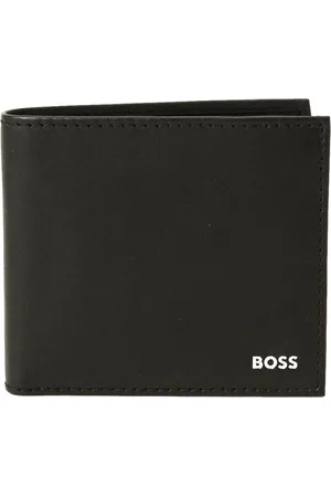 HUGO BOSS Akcesoria, Mężczyzna, Czarny, ONE SIZE, Skóra, Męska Portmonetka Randy_4cc Moneta