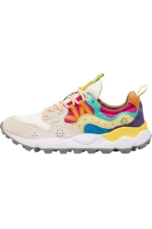 Flower Mountain Buty, Kobieta, Wielobarwność, 38 EU, Różowe Sneakersy dla Kobiet