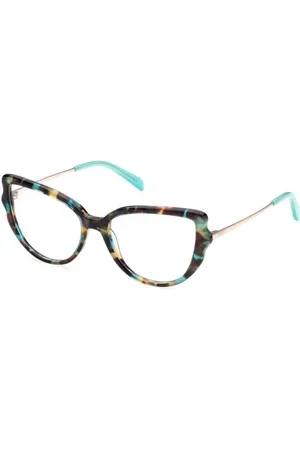 Emilio Pucci Akcesoria, Kobieta, brązowy, ONE SIZE, Brązowe Okulary z Acetatową Ramą Stylowy Model