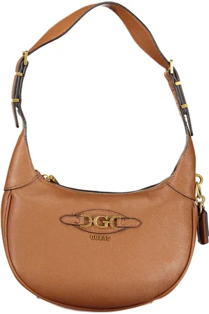 Guess Torebki, Kobieta, brązowy, ONE SIZE, Brązowa Torba na Ramię z Regulowanym Paskiem