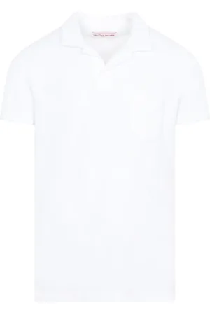 Orlebar Brown Koszulki, Mężczyzna, Biały, M, Biała Polo T-shirt