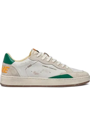 Crime london Buty, Mężczyzna, Wielobarwność, 42 EU, Zielone Sneakersy dla Miejskiego Stylu