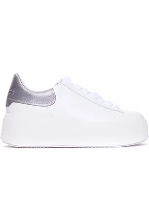 Ash Buty, Kobieta, Biały, 38 EU, Białe Platformy Sneakers