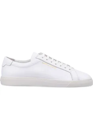 Saint Laurent Buty, Mężczyzna, Biały, 42 EU, Białe Sneakersy Andy Low Top Styl