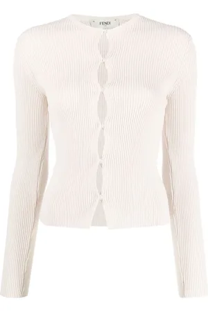 Fendi Swetry, Kobieta, Beżowy, S, Cardigan Anjb F084J