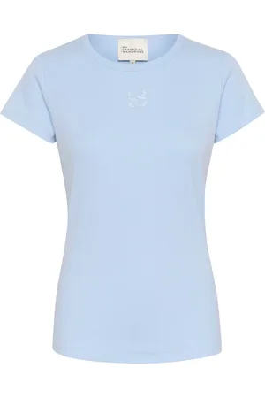 My Essential Wardrobe Koszulki, Kobieta, Niebieski, XL, Bawełna, Casual Tee Top Kentucky